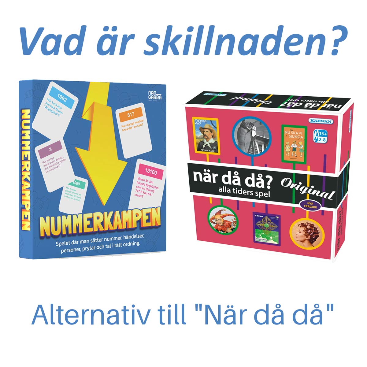 Alternativ till "När då då" – Utforska det nya frågespelet "Nummerkampen"